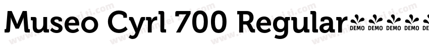 Museo Cyrl 700 Regular字体转换